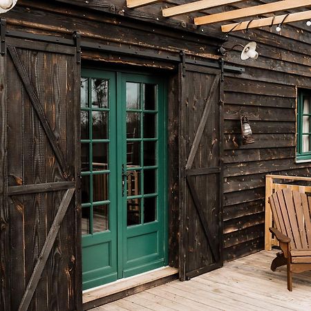 La Ferme Du Pont De Maumy, Cabane Au Bord De L'Etang Et Bain Nordique Busserolles Kültér fotó