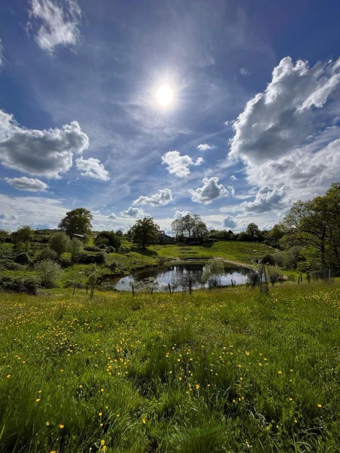 La Ferme Du Pont De Maumy, Cabane Au Bord De L'Etang Et Bain Nordique Busserolles Kültér fotó